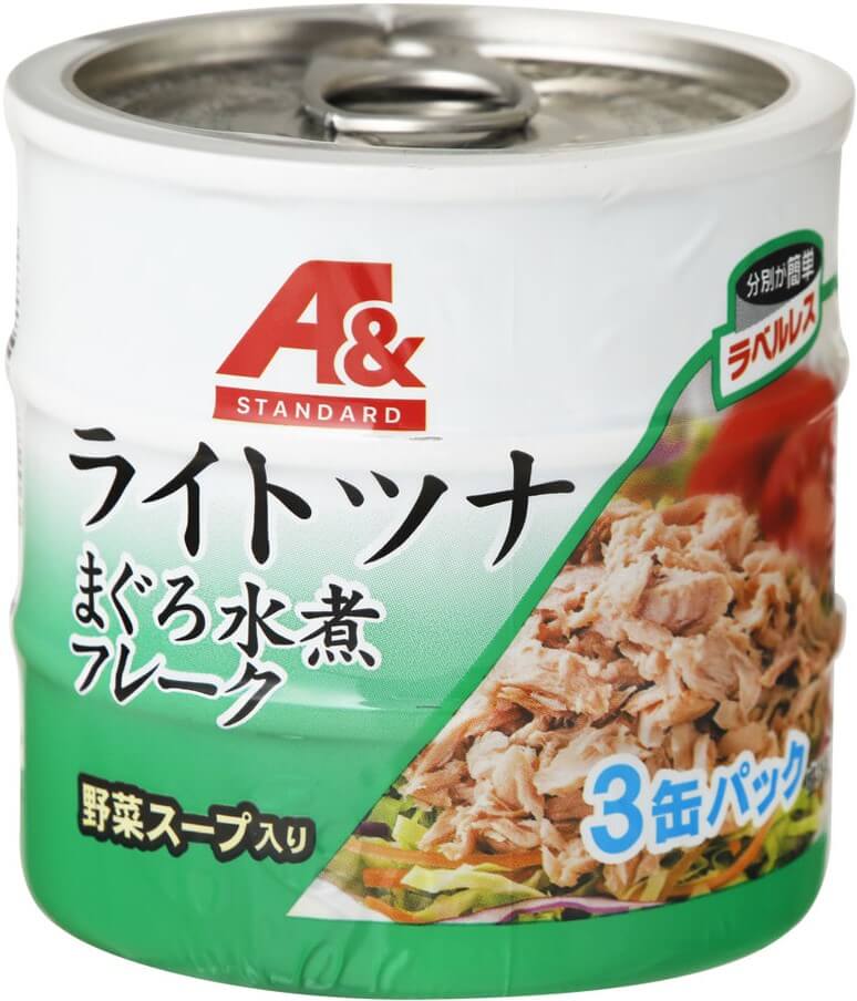 A＆ライトツナまぐろ水煮フレーク | A＆（エーアンド）｜クスリ